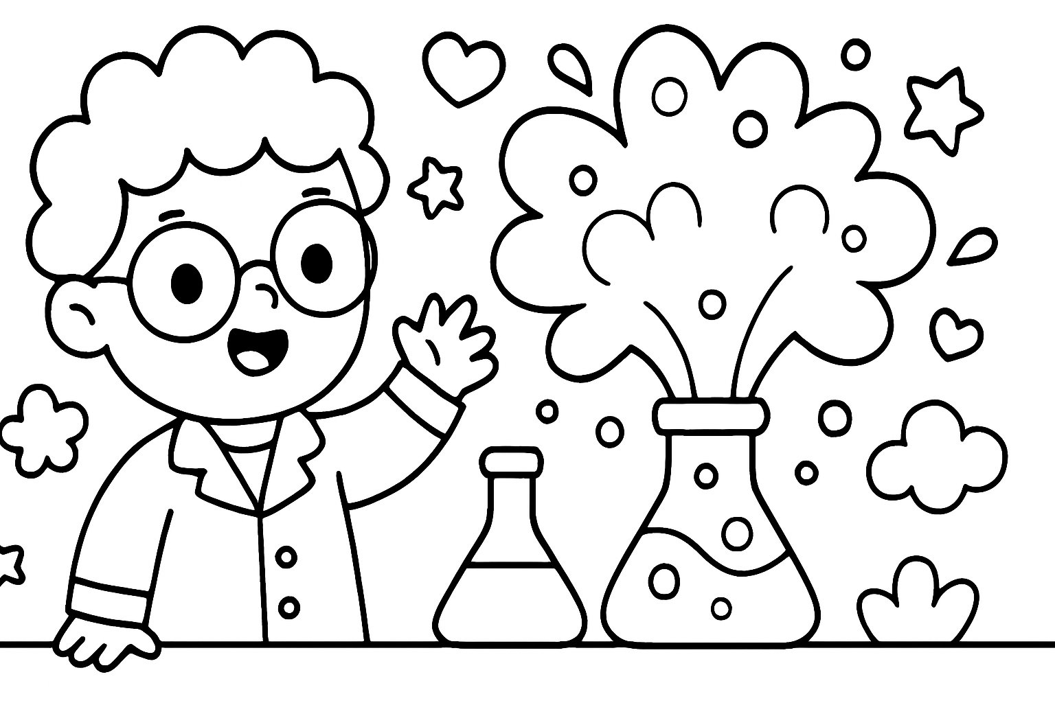 Exploisioon sciencs Coloring Page – Print or Color Online